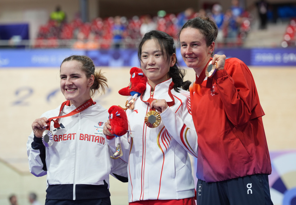 德国女子自行车团体追逐赛夺冠 德国女子自行车团体追逐赛夺冠